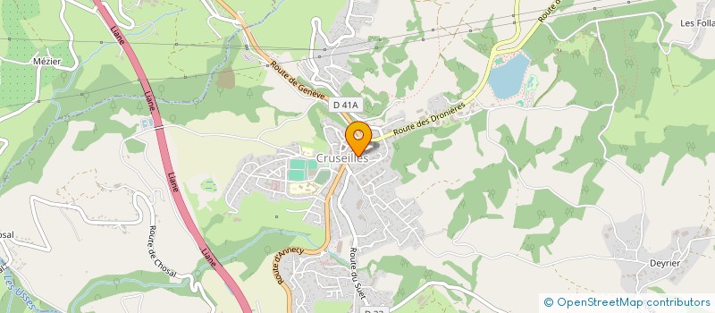 localisation de l'entreprise LELOUP AMCS  CRUSEILLES