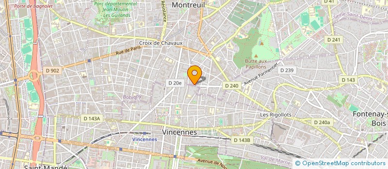 localisation de l'entreprise LELOUP BERNARD LELOUP ERWAN à MONTREUIL