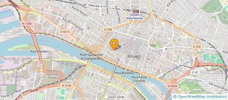 localisation de l'entreprise LELOUP IMMOBILIER à ROUEN