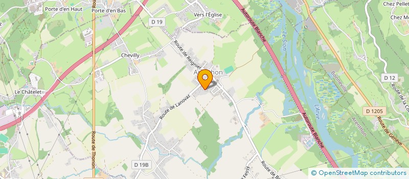 localisation de l'entreprise LELOVELOVE  ARENTHON