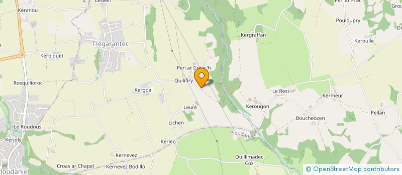 localisation de l'entreprise LELPHE  TREGARANTEC