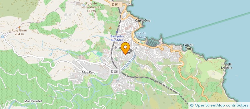 localisation de l'entreprise LELSCM  BANYULS-SUR-MER