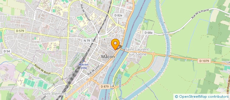 localisation de l'entreprise LELU à MACON