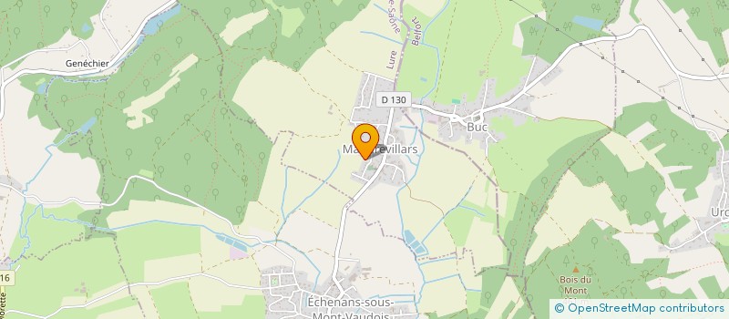 localisation de l'entreprise LELU  MANDREVILLARS