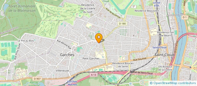 localisation de l'entreprise LELU BIO à GARCHES