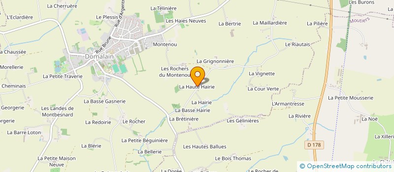 localisation de l'entreprise LELU KEVIN  DOMALAIN