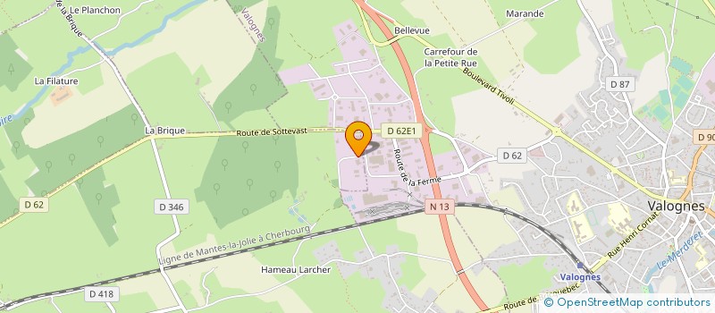 localisation de l'entreprise LELUAN M.A.P. à YVETOT-BOCAGE