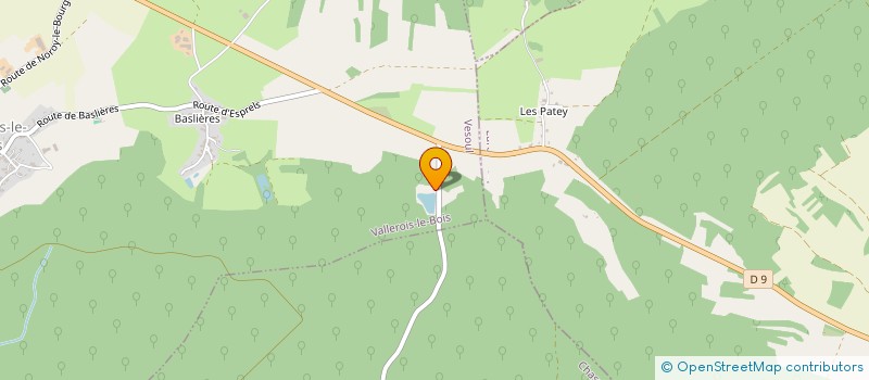 localisation de l'entreprise LELULISA  VALLEROIS-LE-BOIS