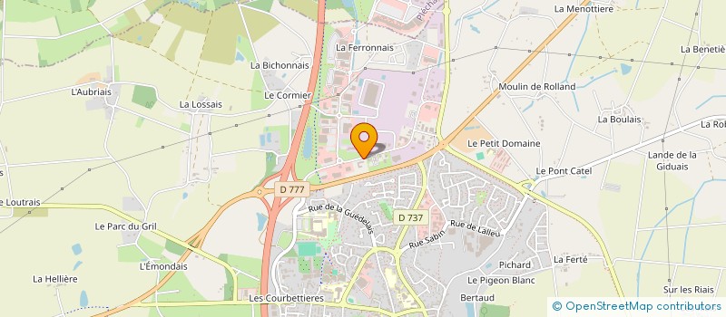 localisation de l'entreprise LELY CENTER ARMOR à BAIN-DE-BRETAGNE