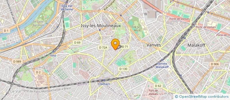 localisation de l'entreprise LELYON PROPERTY à ISSY-LES-MOULINEAUX