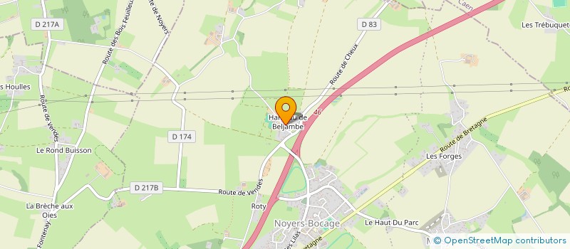 localisation de l'entreprise LEM 14  VAL D'ARRY