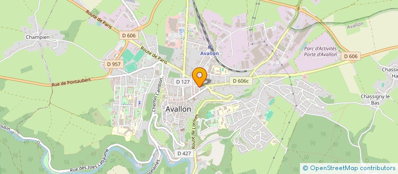 localisation de l'entreprise LEM à AVALLON