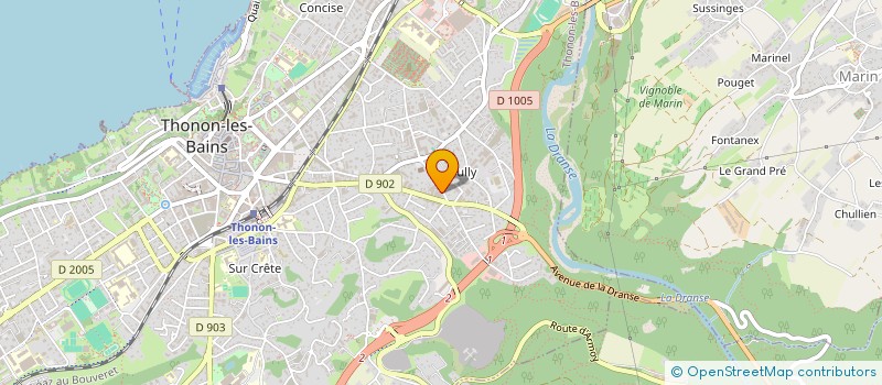 localisation de l'entreprise LEM'ANTIQUE à THONON-LES-BAINS