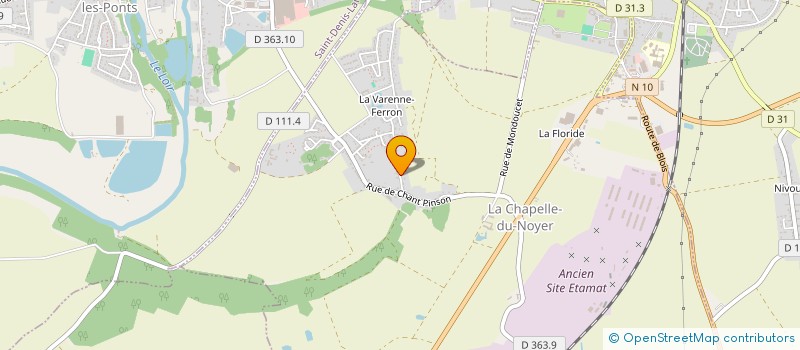 localisation de l'entreprise LEM'ELEC à LA CHAPELLE-DU-NOYER