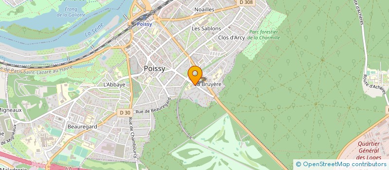 localisation de l'entreprise LEM ELECTRONIQUE à POISSY