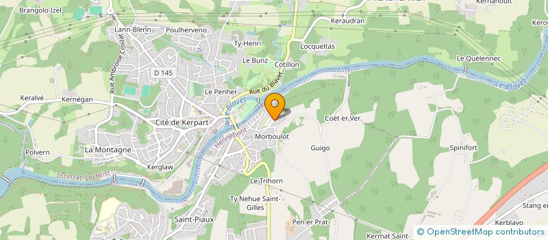 localisation de l'entreprise LEM'MEN  HENNEBONT