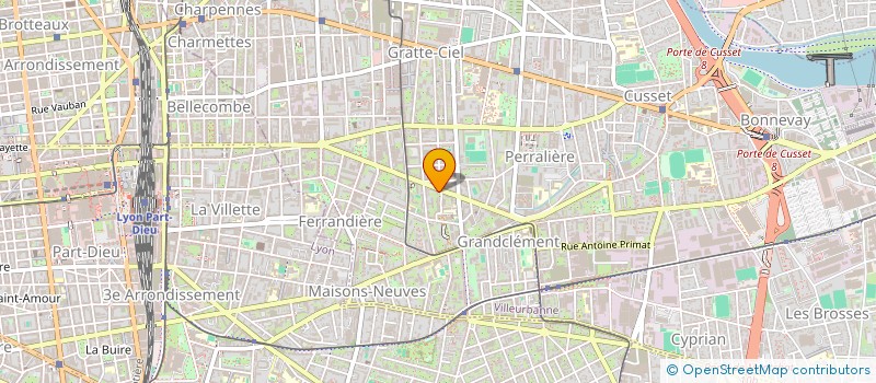 localisation de l'entreprise LEM PLOMBERIE  VILLEURBANNE