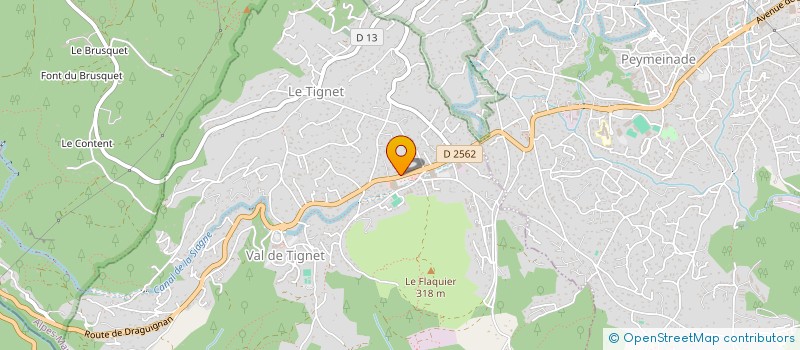 localisation de l'entreprise LEMA à LE TIGNET