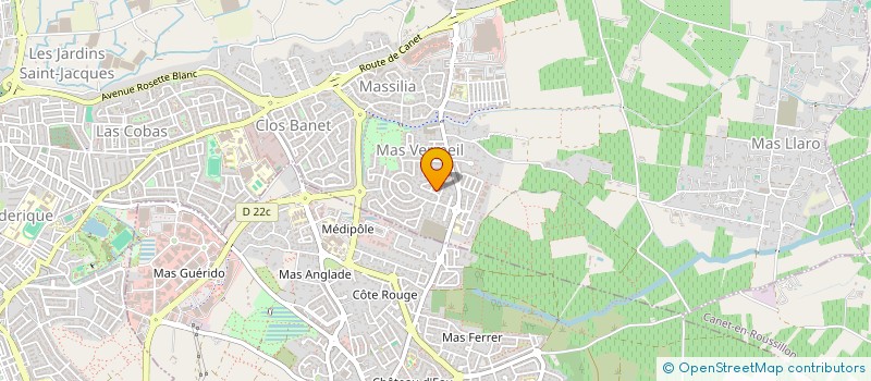 localisation de l'entreprise LEMA  PERPIGNAN