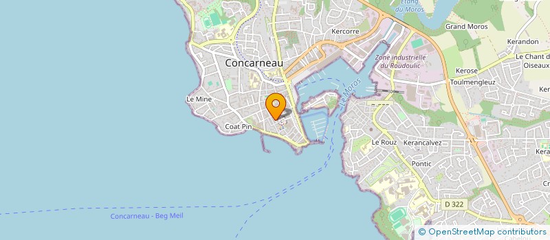 localisation de l'entreprise LEMA  CONCARNEAU