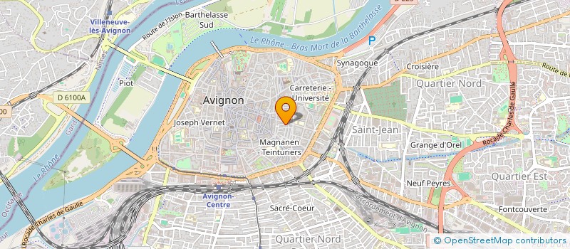 localisation de l'entreprise LEMA  AVIGNON