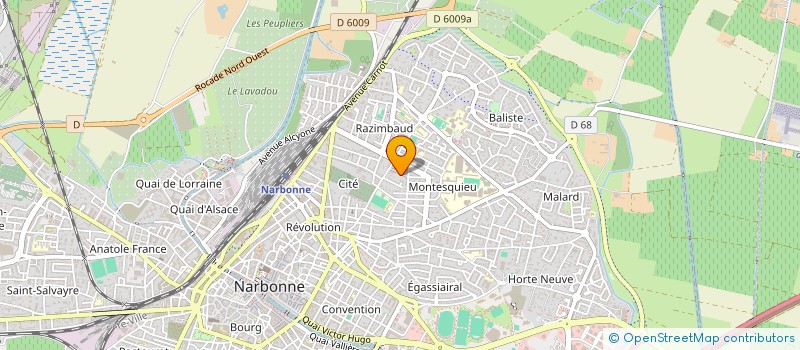 localisation de l'entreprise LEMA à NARBONNE