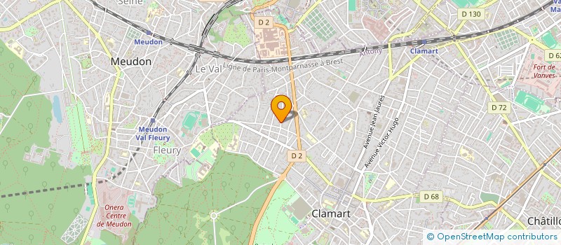 localisation de l'entreprise LEMA à CLAMART