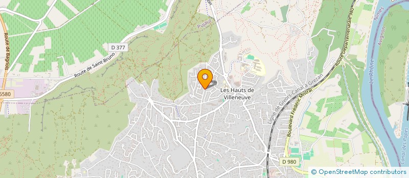 localisation de l'entreprise LEMA  VILLENEUVE-LES-AVIGNON