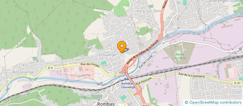 localisation de l'entreprise LEMA  CLOUANGE