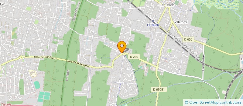 localisation de l'entreprise LEMA  LE TEICH