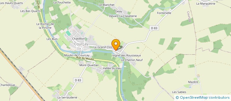 localisation de l'entreprise LEMA  COURCAY