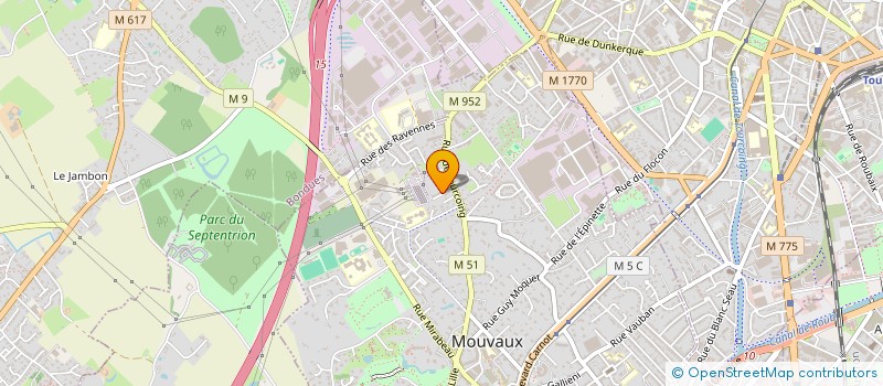 localisation de l'entreprise LEMA  MOUVAUX