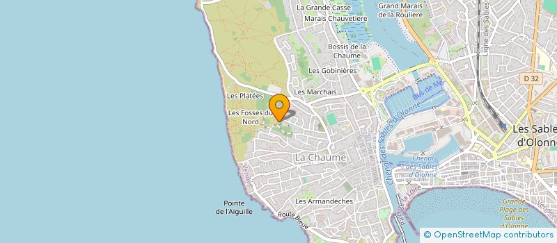 localisation de l'entreprise LEMA à LES SABLES D'OLONNE