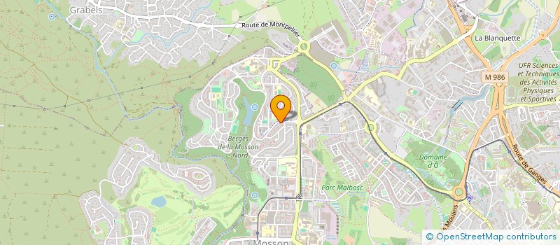 localisation de l'entreprise LEMA DEVELOPPEMENT  MONTPELLIER