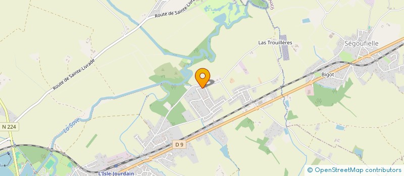 localisation de l'entreprise LEMA ENERGIES à L'ISLE-JOURDAIN