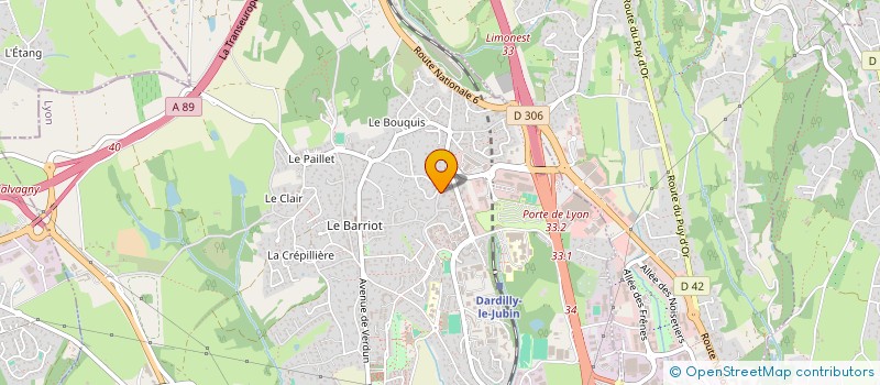 localisation de l'entreprise LEMA INVEST  DARDILLY