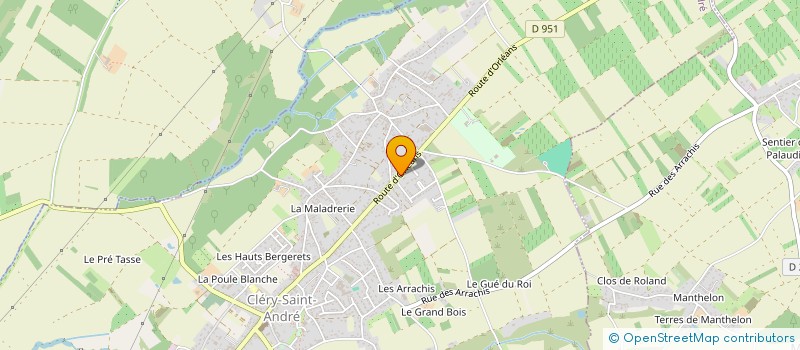 localisation de l'entreprise LEMA INVEST à CLERY-SAINT-ANDRE