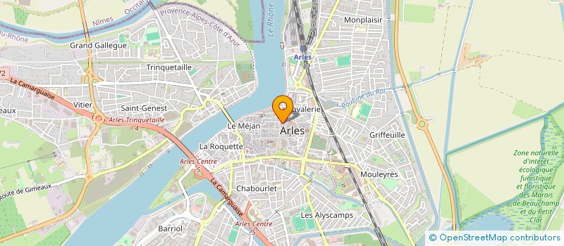 localisation de l'entreprise LEMA LMNP  ARLES