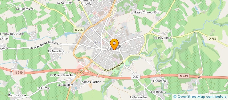 localisation de l'entreprise LEMA-RILOU  VALLET