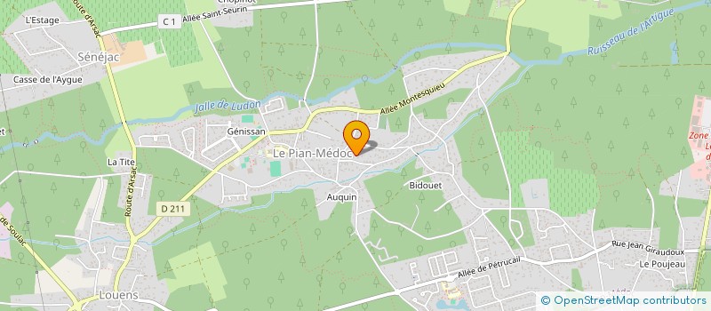 localisation de l'entreprise LEMAAN CONSEILS  LE PIAN-MEDOC