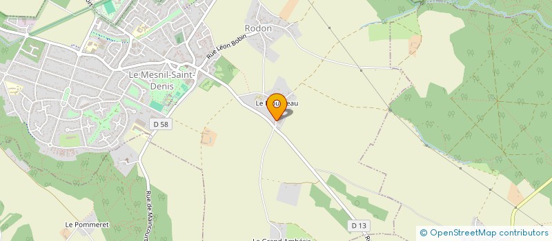 localisation de l'entreprise LEMABELLE  LE MESNIL-SAINT-DENIS