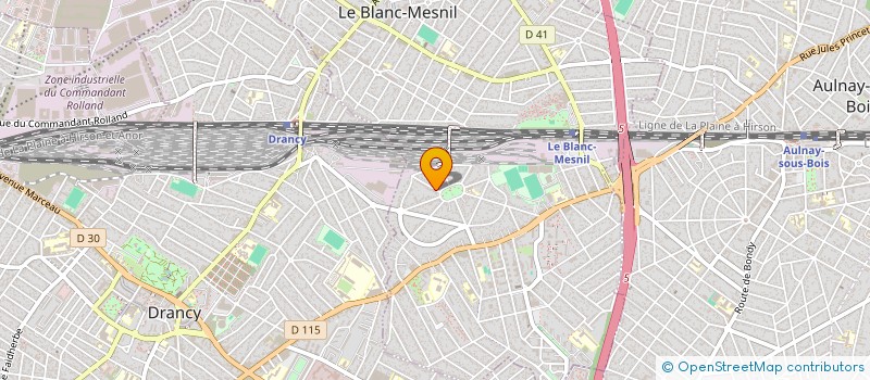 localisation de l'entreprise LEMAC BATIMENT à LE BLANC-MESNIL