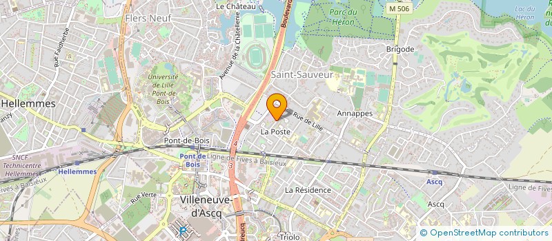 localisation de l'entreprise LEMAEL  VILLENEUVE-D'ASCQ