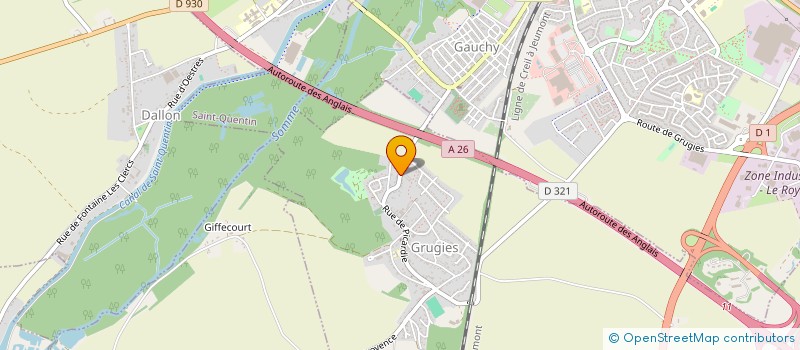 localisation de l'entreprise LEMAFLO  GRUGIES