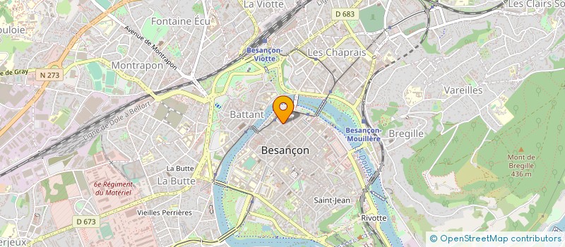 localisation de l'entreprise LEMAG à BESANCON