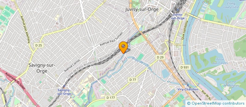 localisation de l'entreprise LEMAHIEU  SAVIGNY-SUR-ORGE