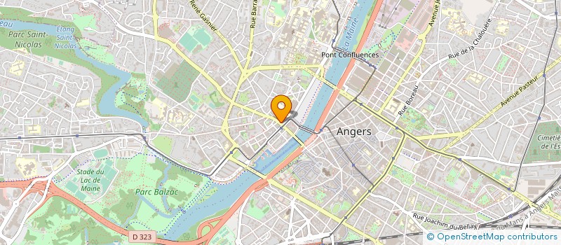 localisation de l'entreprise LEMAINE à ANGERS