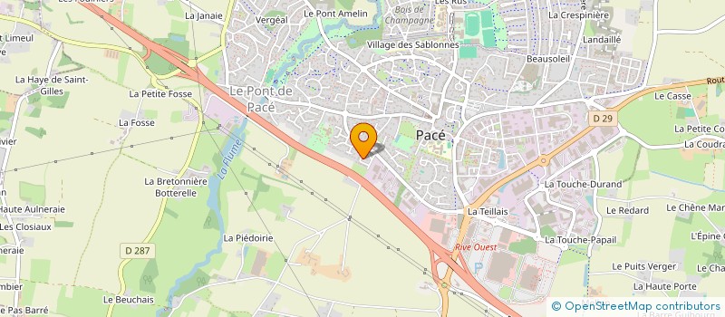 localisation de l'entreprise LEMAINE GUELLEC  PACE