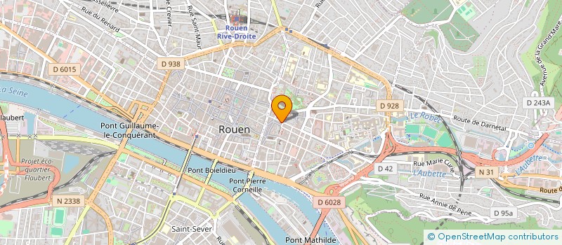 localisation de l'entreprise LEMAIR IMMOBILIER à ROUEN