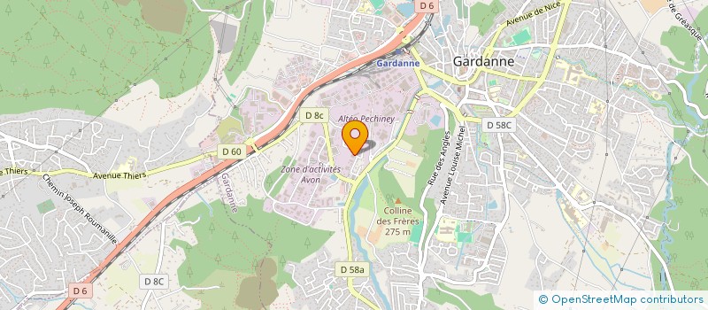 localisation de l'entreprise LEMAIRE à GARDANNE